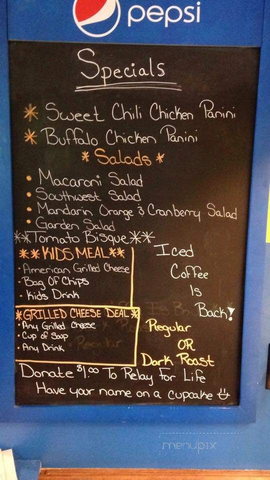 Crumbs Cafe & Bake Shoppe - Calais, ME menu_pic