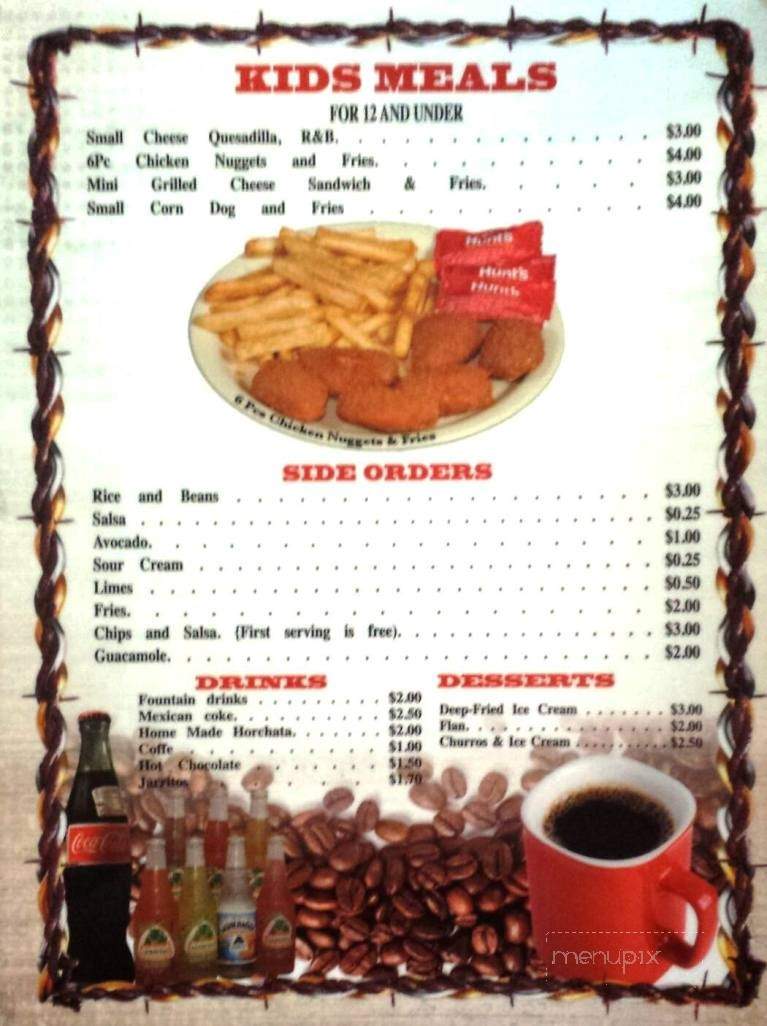 Don Juan's Mexican Restaurant - Twin Falls, ID menu_pic
