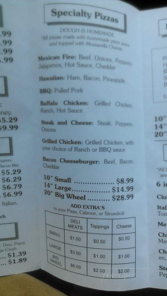 The Rolling Pin - Tifton, GA menu_pic