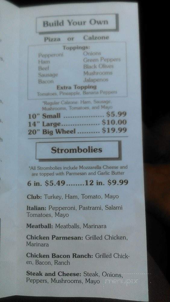 The Rolling Pin - Tifton, GA menu_pic