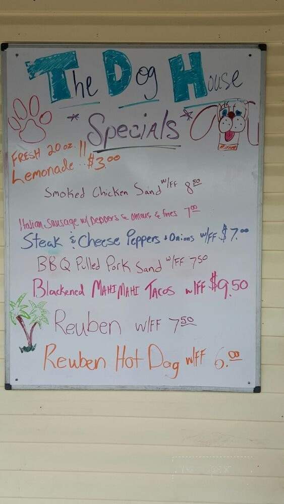 Dog House - Fort Myers Beach, FL menu_pic