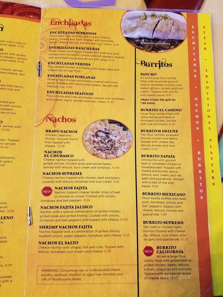 El Camino's - Brandenburg, KY menu_pic