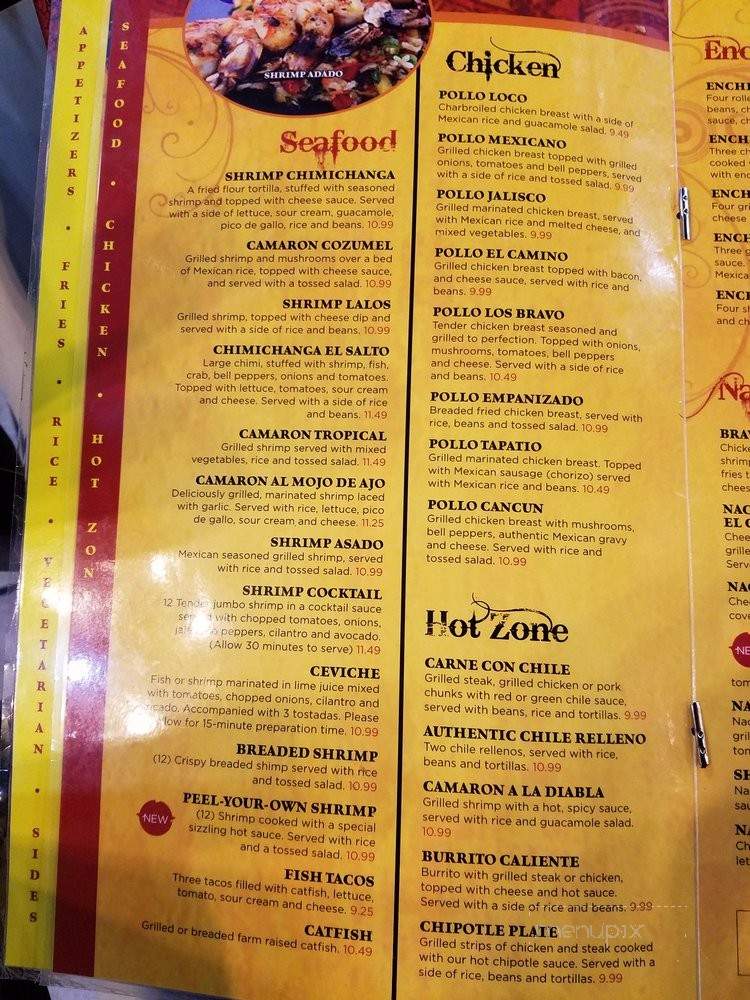 El Camino's - Brandenburg, KY menu_pic