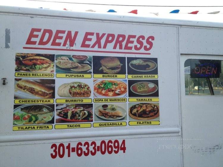 Eden Express - Silver Spring, MD menu_pic