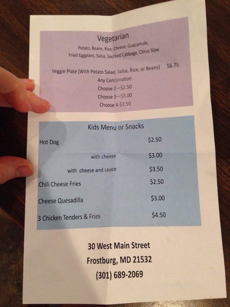 A Place To Eat - Frostburg, MD menu_pic