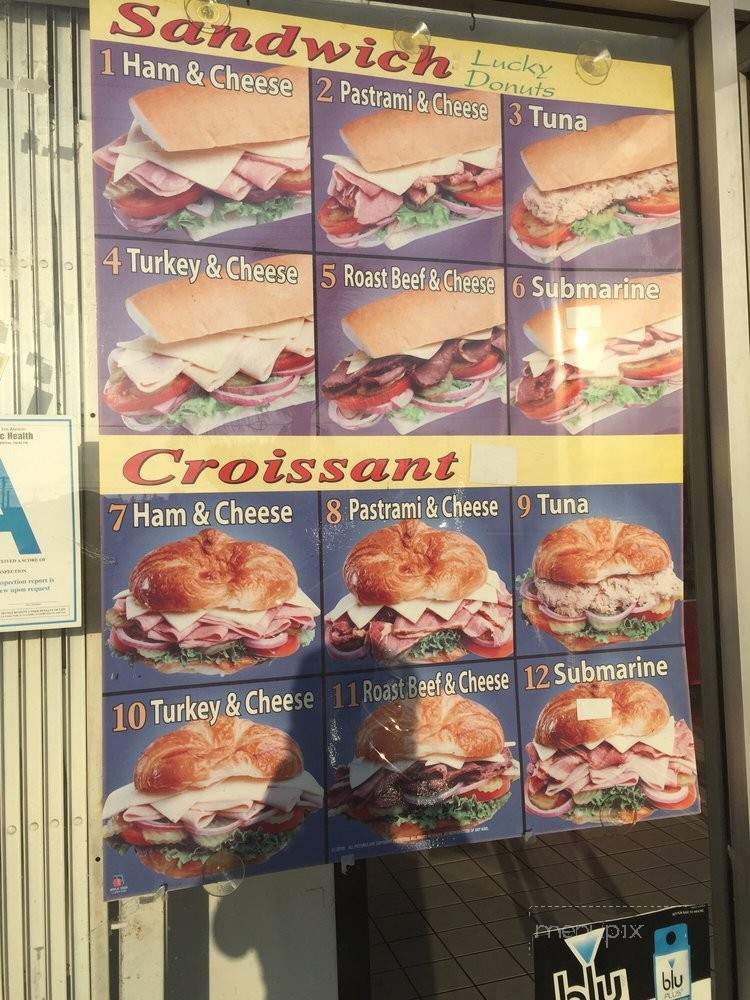 Lucky Donuts - Gardena, CA menu_pic