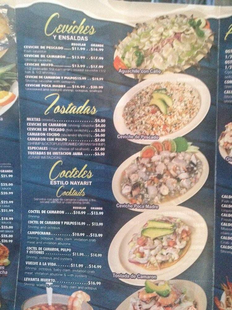 Mariscos Las Islas Marias - Compton, CA menu_pic