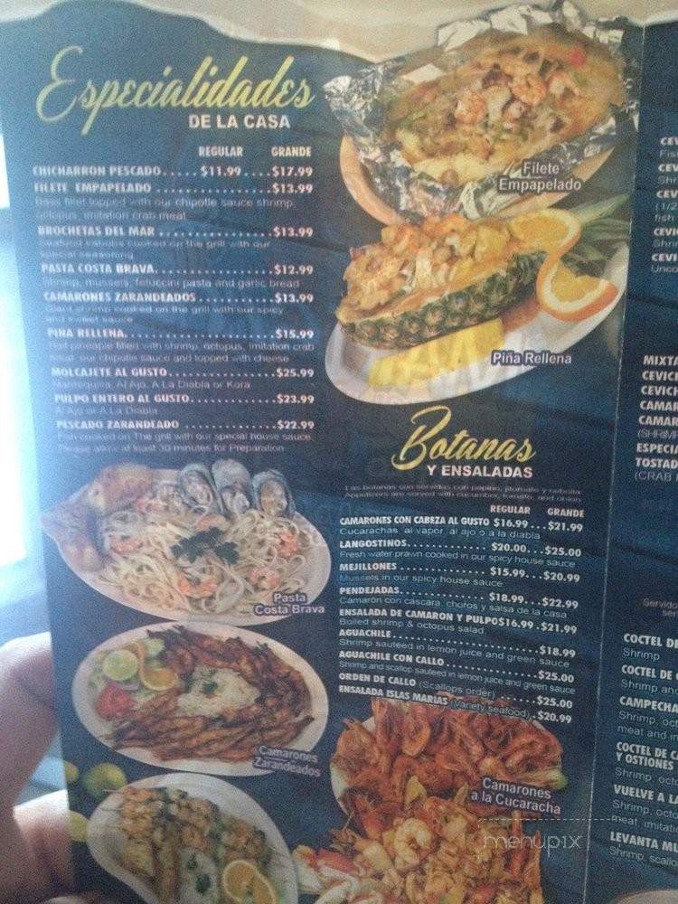 Mariscos Las Islas Marias - Compton, CA menu_pic