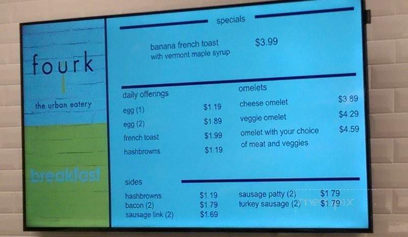 Fourk - Chicago, IL menu_pic