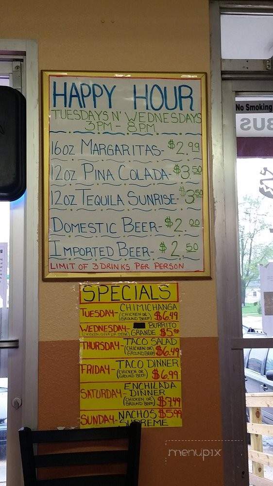 Gabby's - West Liberty, IA menu_pic