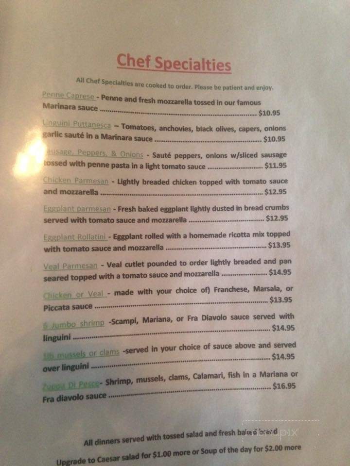 Michelangelo's - Palm Bay, FL menu_pic