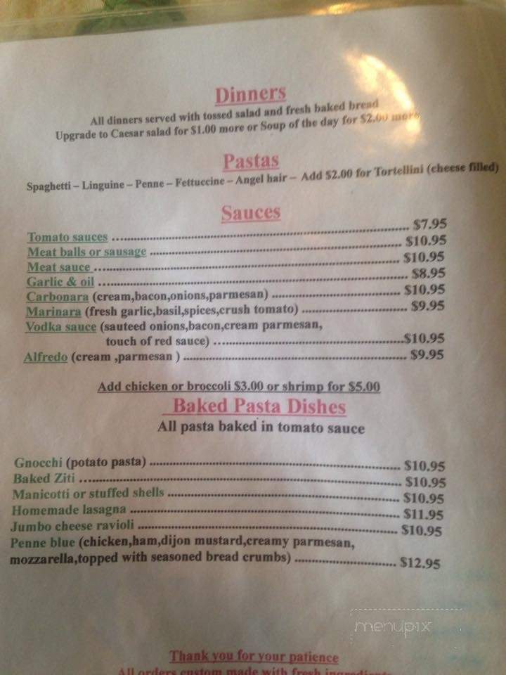 Michelangelo's - Palm Bay, FL menu_pic