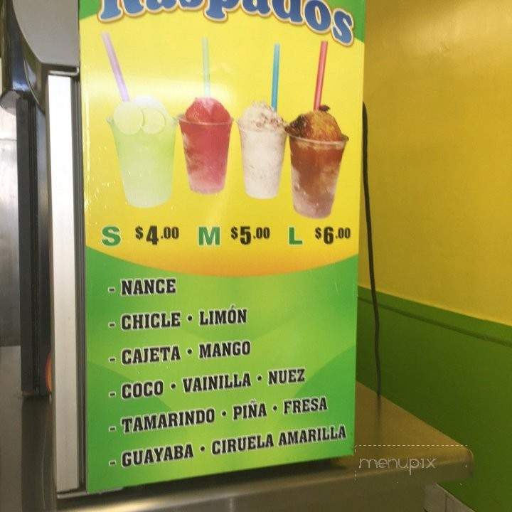 Taide's Bionicos - South Gate, CA menu_pic