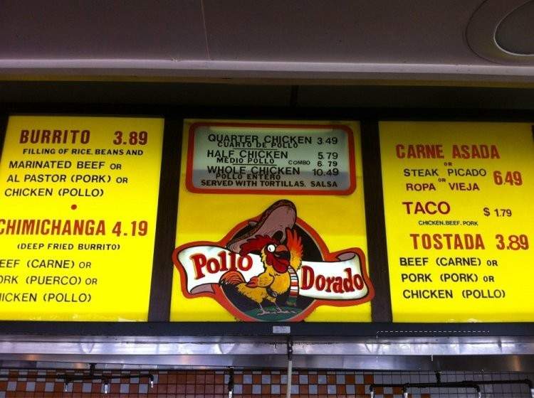 El Pollo Dorado - South Gate, CA menu_pic