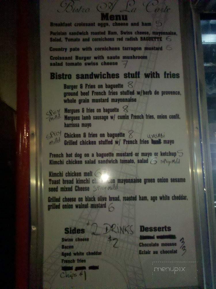 Bistroalacarte - Los Angeles, CA menu_pic