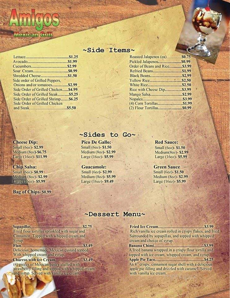 pb clarks menu