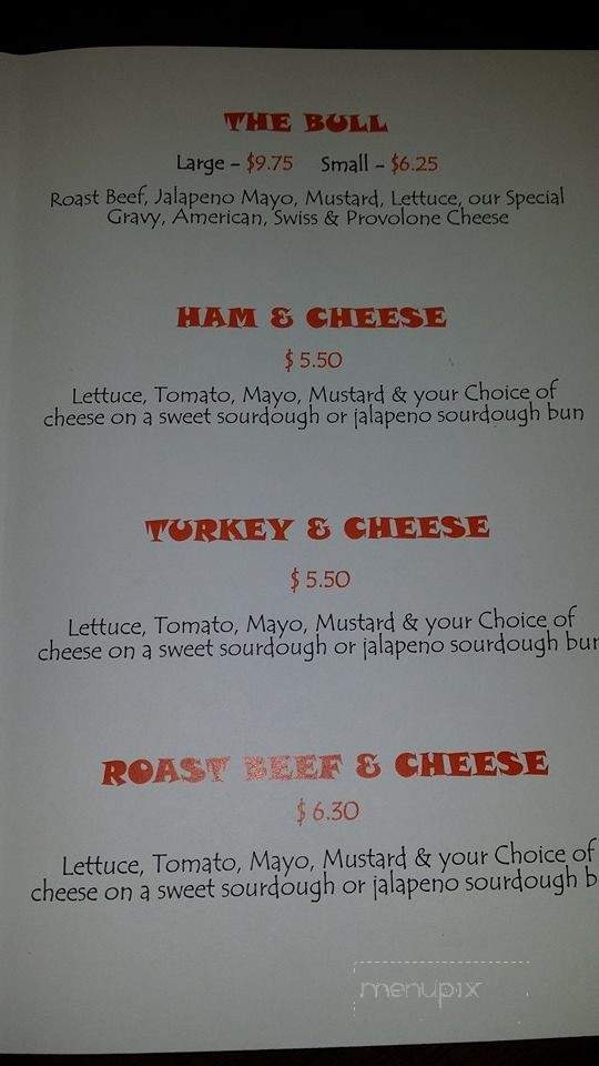 Woogie's Sandwich Shop - Vidor, TX menu_pic