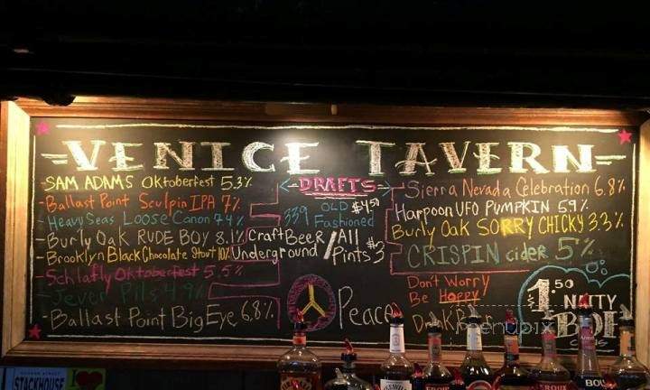 Venice Tavern - Baltimore, MD menu_pic