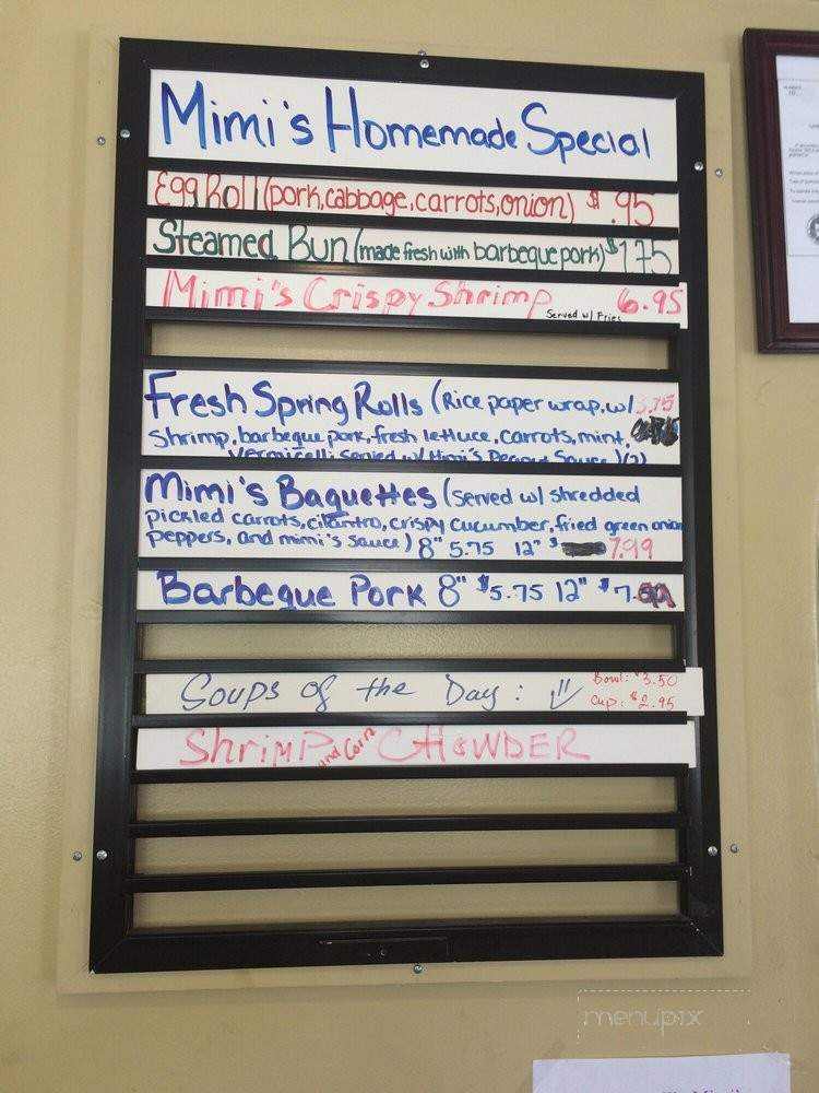 Mimi's Restaurant - Chicopee, MA menu_pic