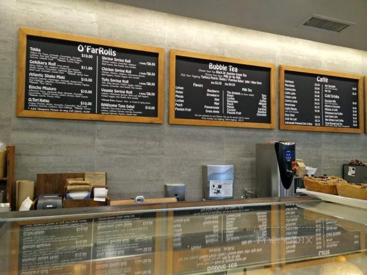 Caffe Central - San Francisco, CA menu_pic