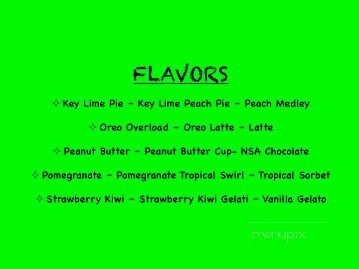 Lola's Frozen Yogurt - Bowling Green, OH menu_pic