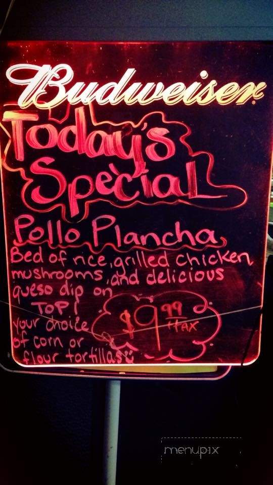 El Habanero Mexican - Clyde, OH menu_pic