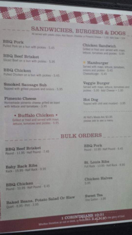 Smok 'N' Bonz - Vonore, TN menu_pic