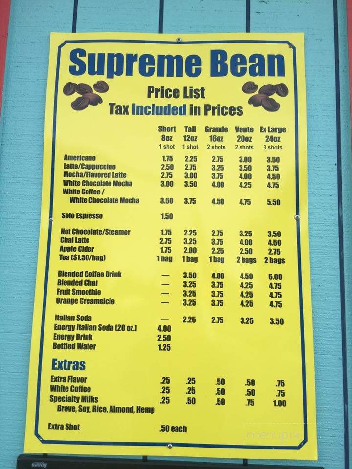 /250944425/Supreme-Bean-Again-Burien-WA - Burien, WA