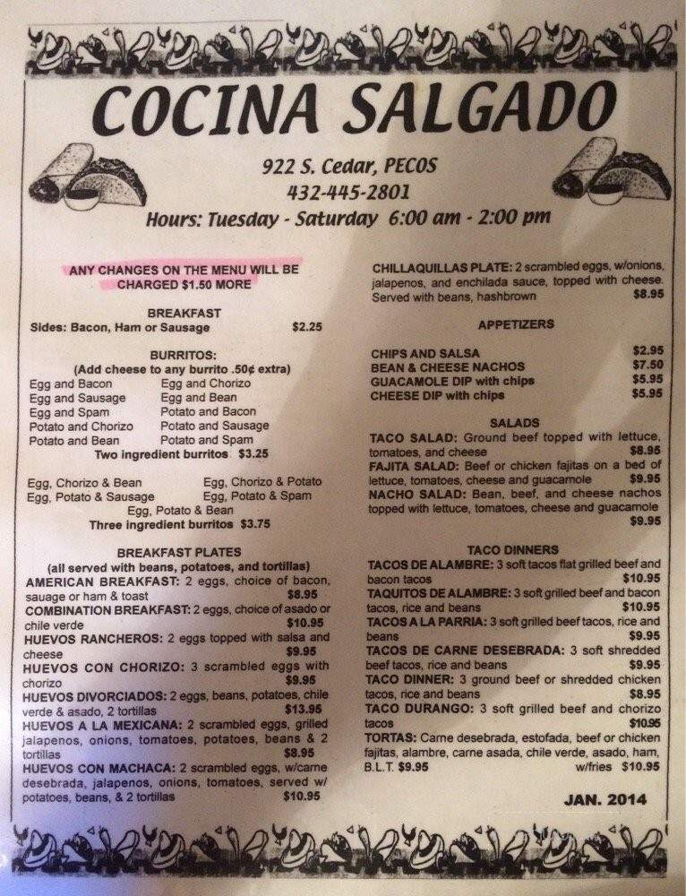 /250162074/Cocina-Salgado-Pecos-TX - Pecos, TX