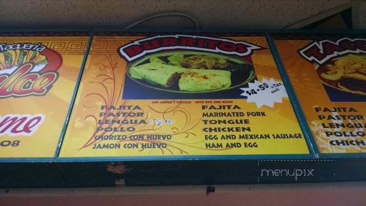 Taqueria Rosy - Dallas, TX menu_pic