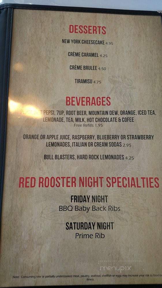 Red Rooster - Omak, WA menu_pic