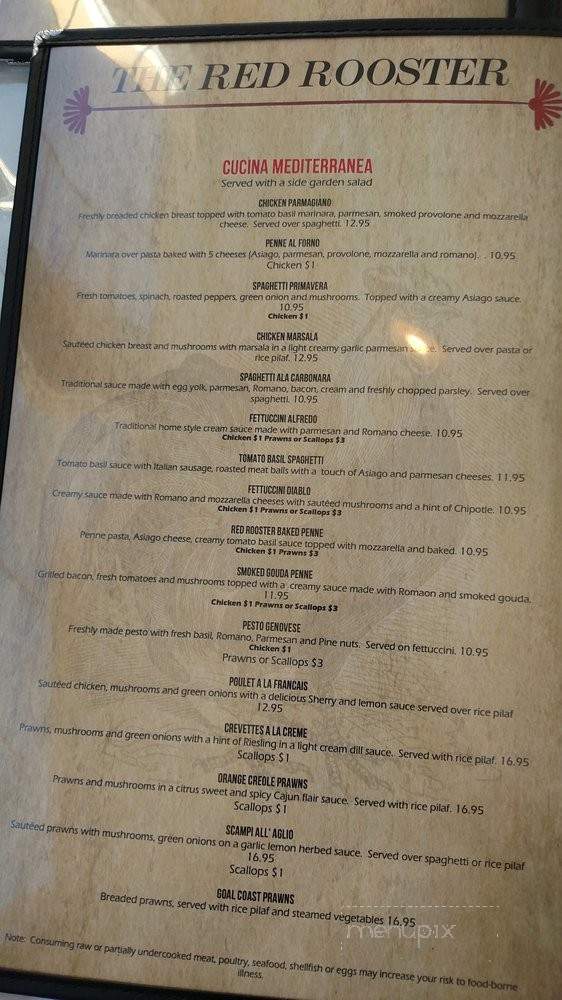 Red Rooster - Omak, WA menu_pic