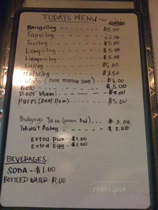 GotoFix Filipino Food - Hayward, CA menu_pic