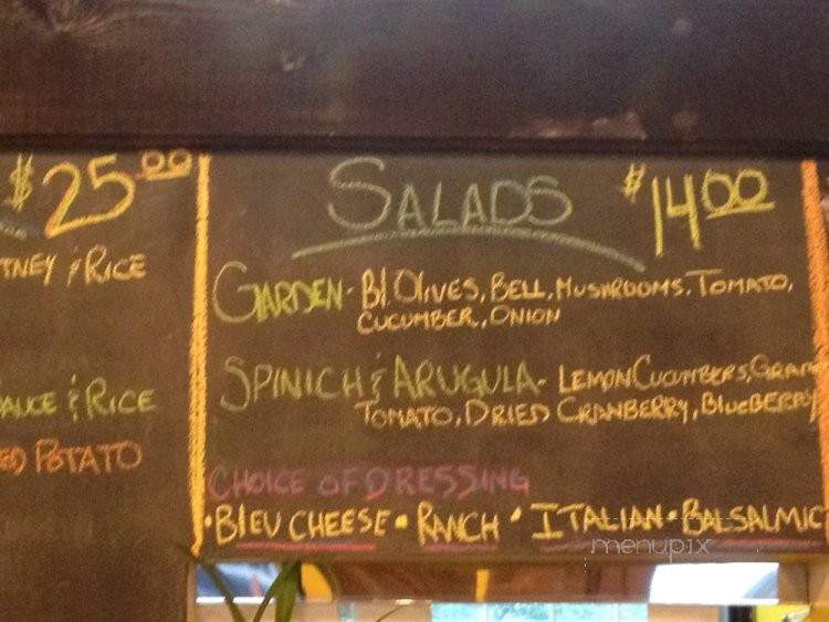 Highway 49 Eatery - Downieville, CA menu_pic