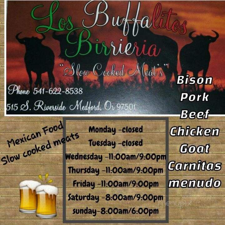 Los Buffalitos Birrieria - Medford, OR menu_pic