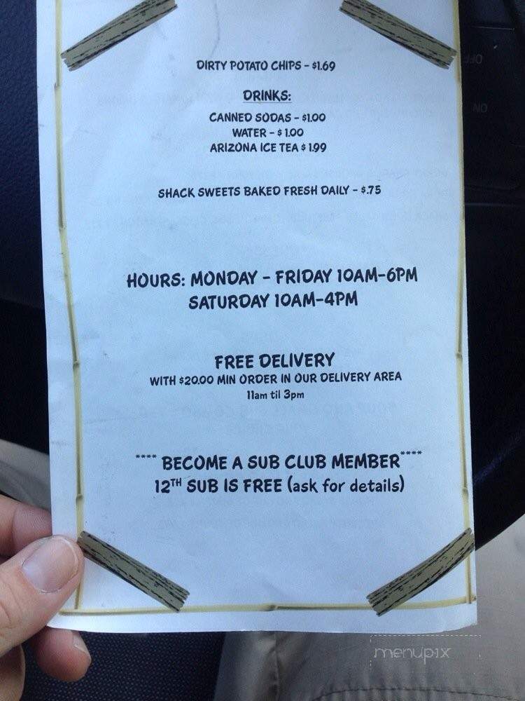 Lantana Subshack - Lantana, FL menu_pic
