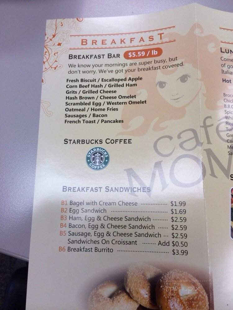 Cafe Momo - Norwalk, CA menu_pic
