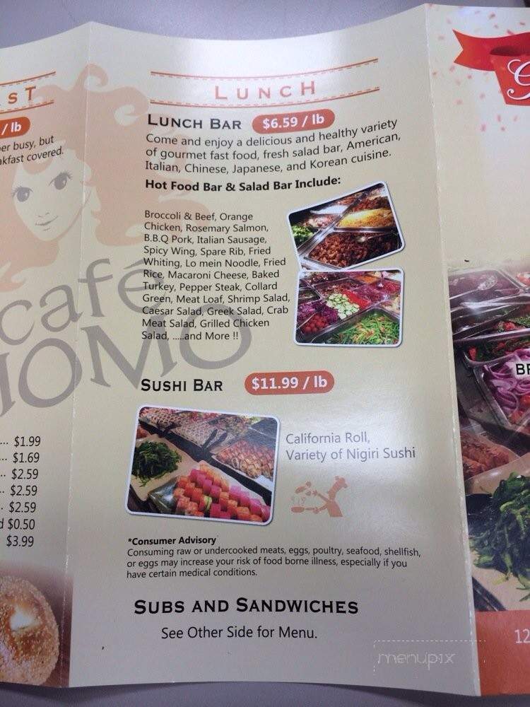 Cafe Momo - Norwalk, CA menu_pic
