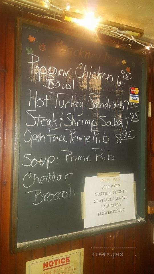 Brackney Inn - Brackney, PA menu_pic