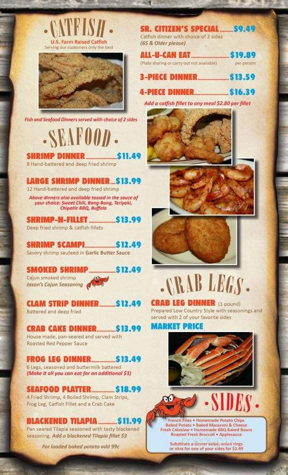 Crabb & Company - Wappapello, MO menu_pic
