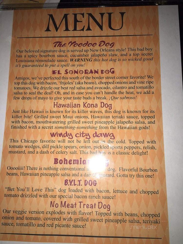 /250193162/Voodoo-Dogs-Mobile-Cart-Menu-Peoria-AZ - Peoria, AZ