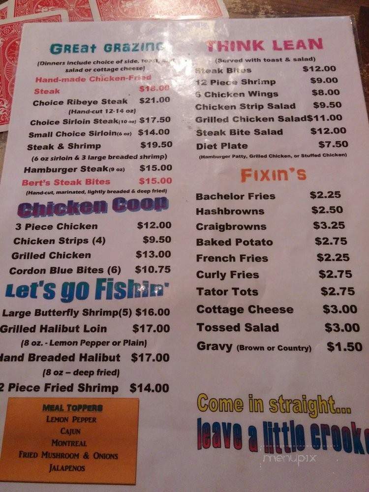 Crooked Creek - Ludlow, SD menu_pic