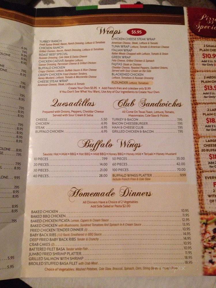Bruno's Cafe - Upper Darby, PA menu_pic