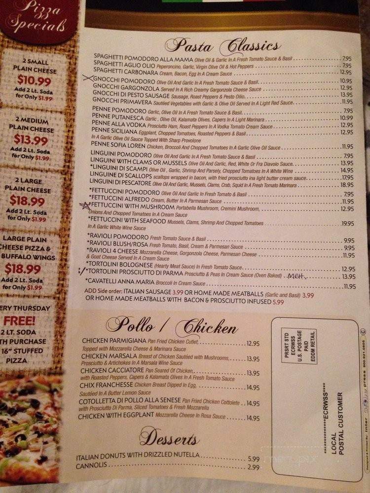 Bruno's Cafe - Upper Darby, PA menu_pic