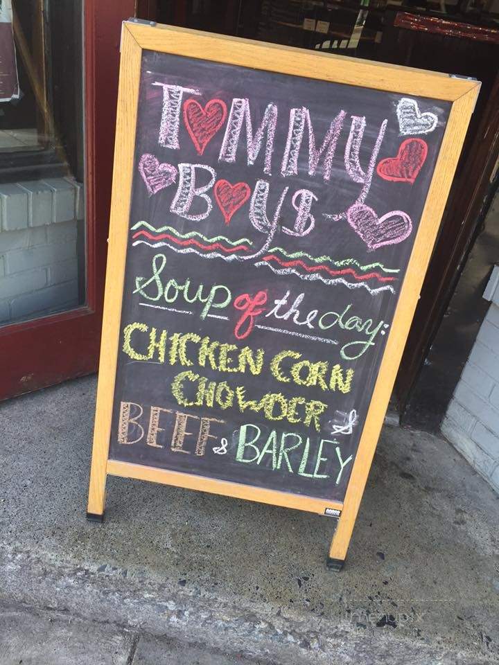 Tommyboy's Pizza And Cafe - Kutztown, PA menu_pic