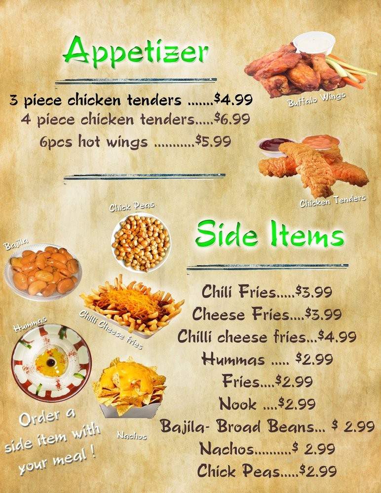 Safari Hookah - Nashville, TN menu_pic