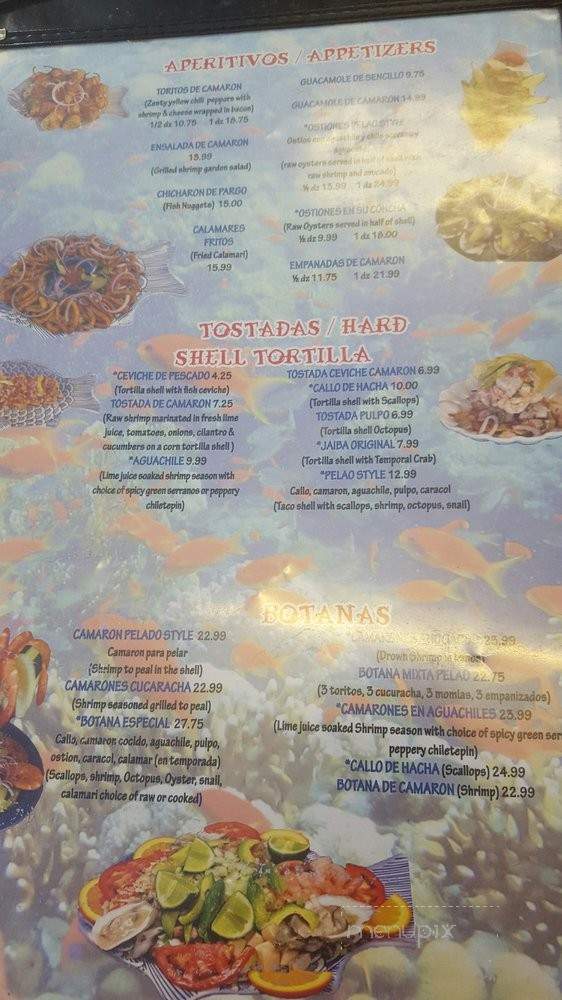 Mariscos Camaron Pelado - Goodyear, AZ menu_pic