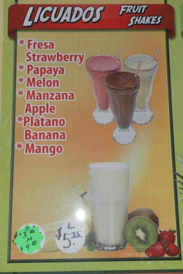 Bionicos La Puente - La Puente, CA menu_pic