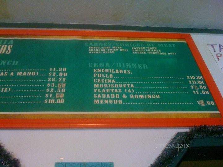 Pizza & Taqueria Los Temos - Redwood City, CA menu_pic