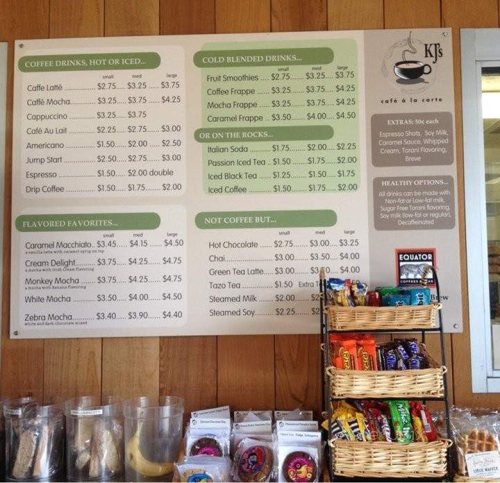KJ's Cafe - Los Altos, CA menu_pic